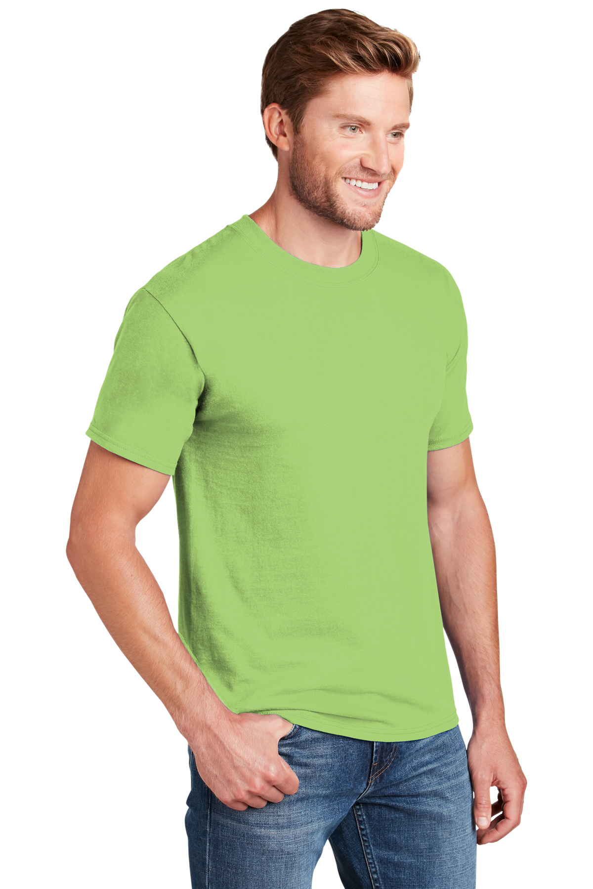 Cotton T-Shirt 5180 2XL 3XL 4XL 5XL 6XL 30 colors and more Hanes Beefy-T 6.1 oz