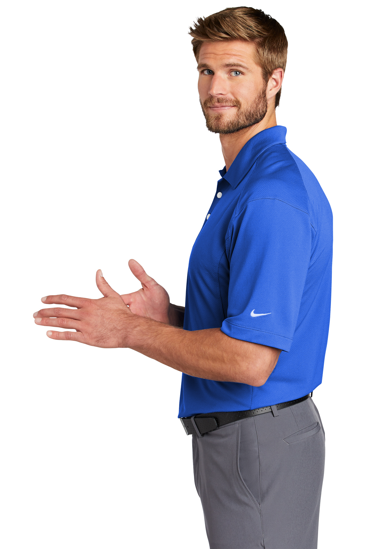 Nike Dri FIT Mini Texture Polo Product SanMar