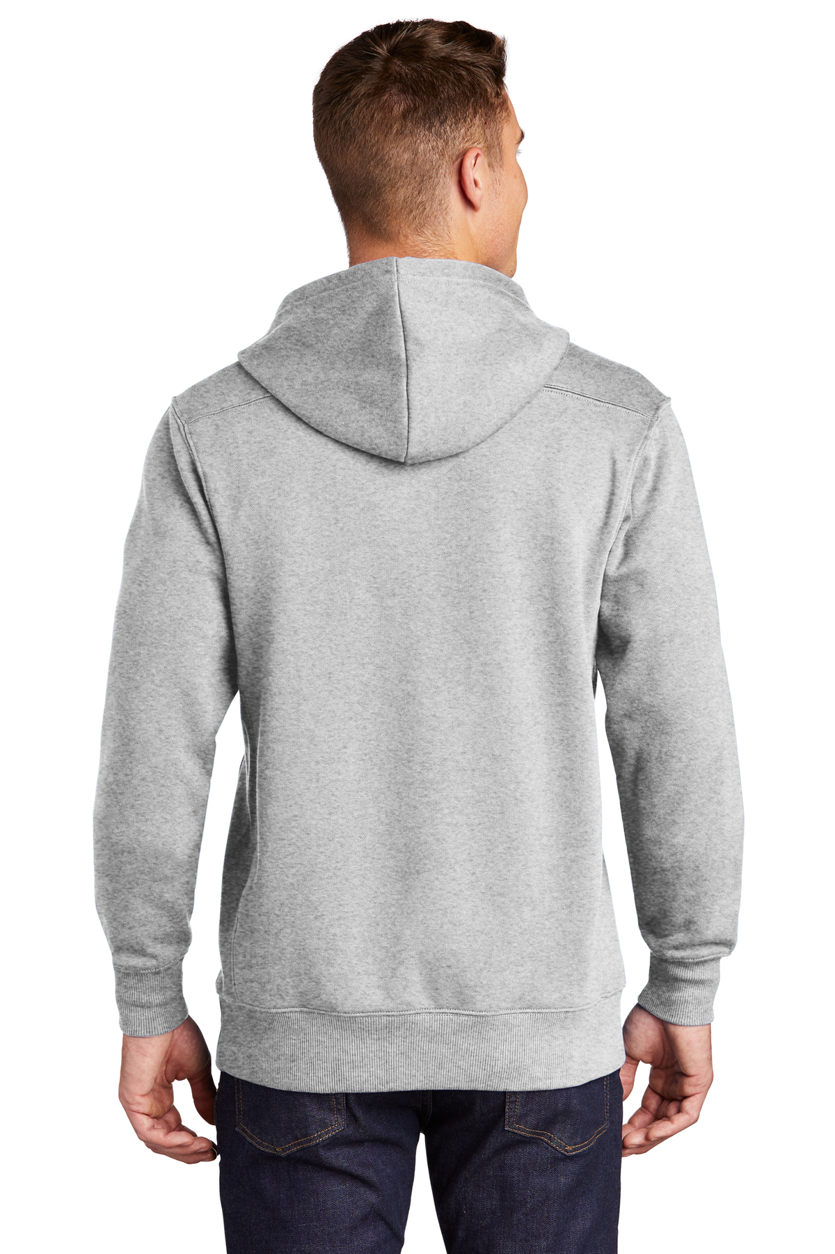 Sport tek lace up pullover 2025 hooded sweatshirt