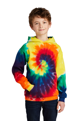 Port & Company Youth Tie-Dye Pullover Hooded Sweatshirt | Product | SanMar