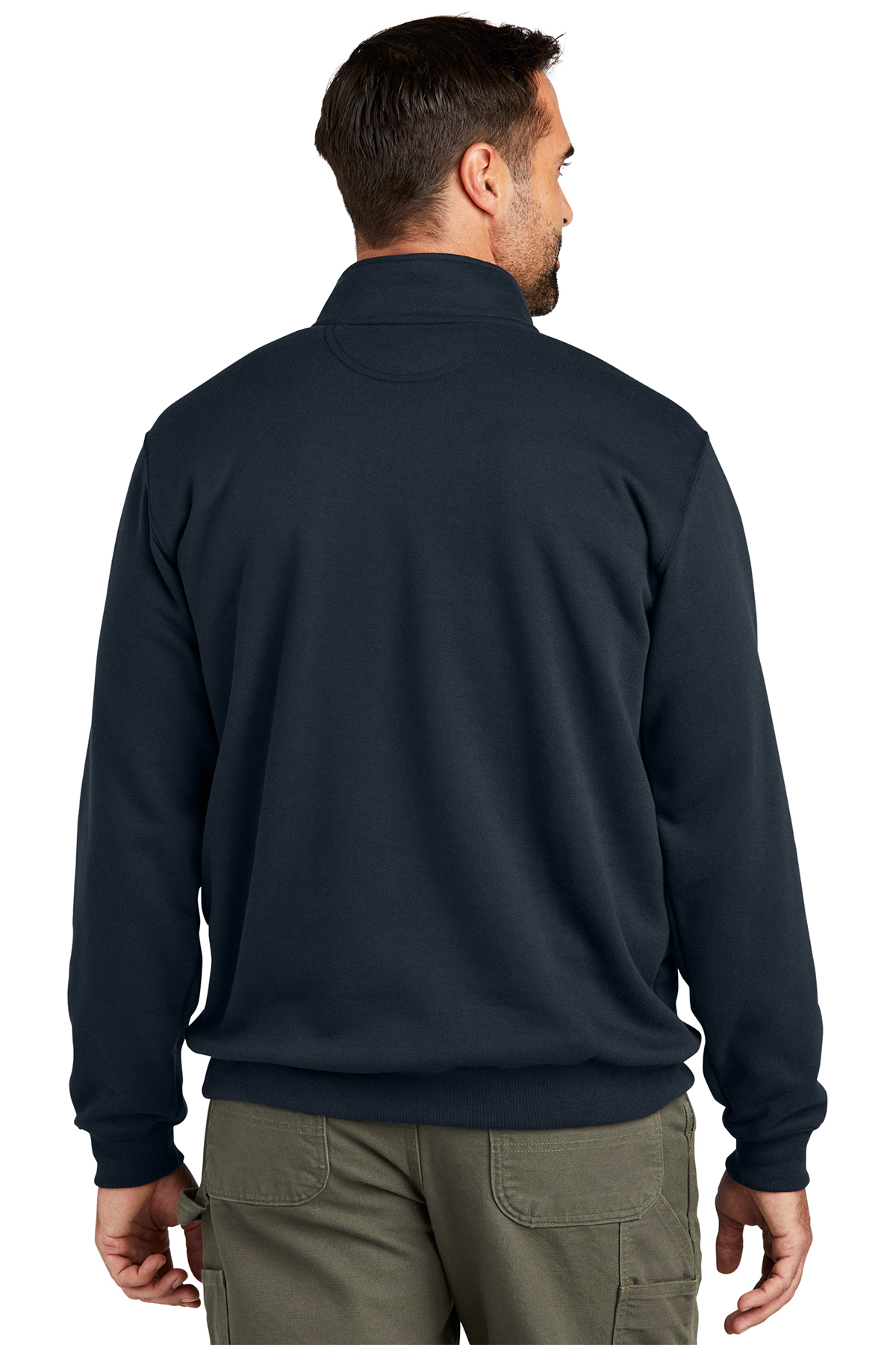 CARHARTT FORCE RELAXED FIT MIDWEIGHT LONG-SLEEVE QUARTER-ZIP MOCK-NECK - ID  Apparel
