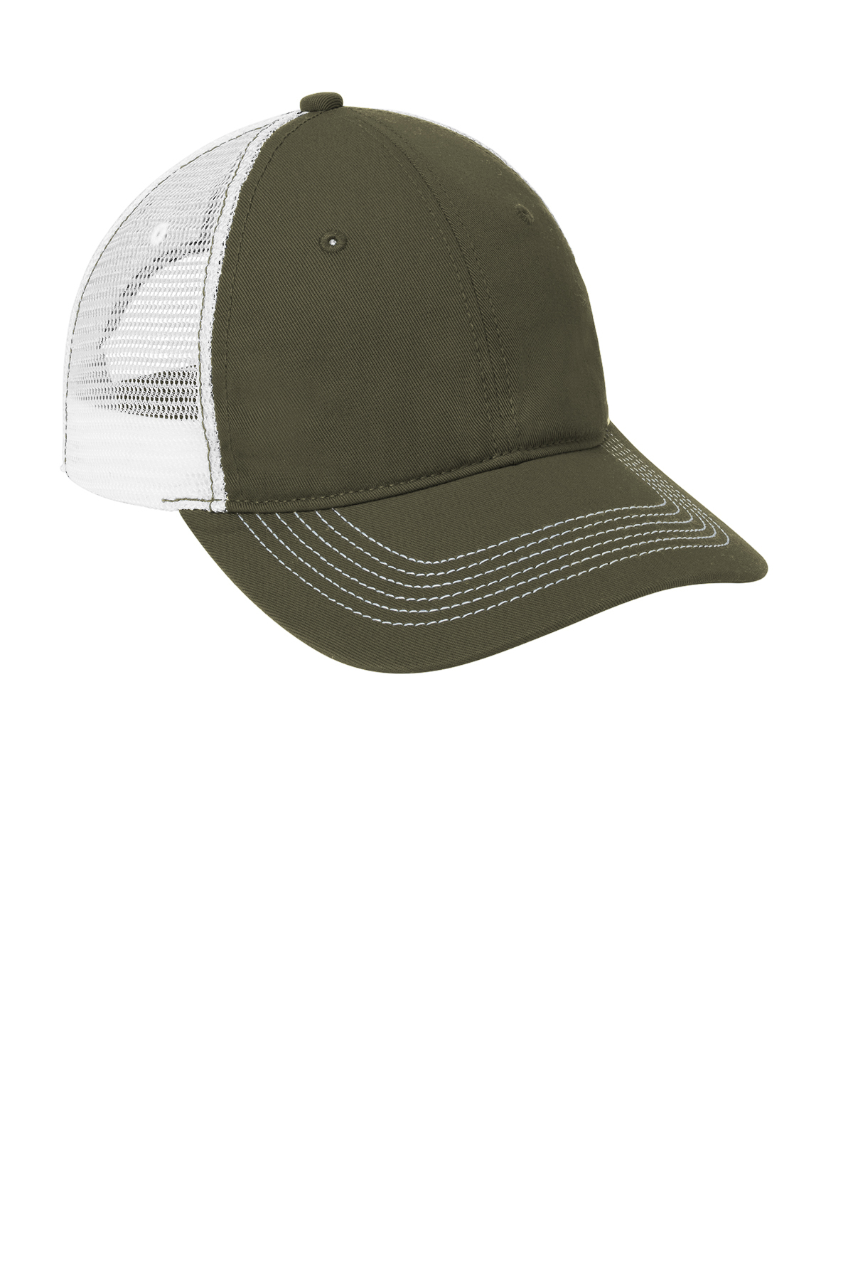 Low profile unstructured mesh back cap sales