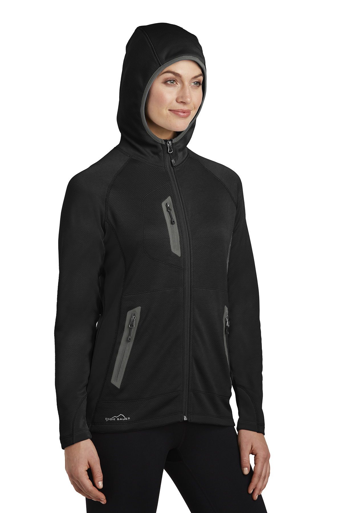 【限定製作】 Eddie Bauer Women's Sport Hooded Full-Zip Fleece Jacket 靴