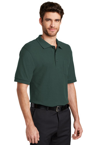 Port Authority Tall Silk Touch™ Polo with Pocket | Product | SanMar