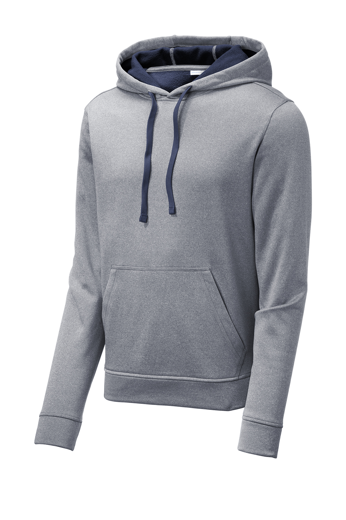 Sport-Tek PosiCharge Sport-Wick Heather Fleece Hooded Pullover ...