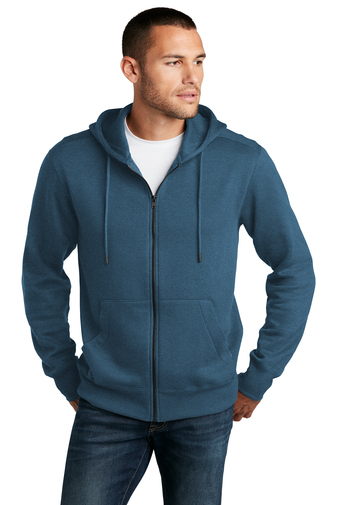 District Perfect Weight Fleece Full-Zip Hoodie | Product | Company Casuals