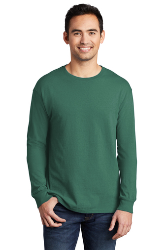 Port & Company Beach Wash Garment-Dyed Long Sleeve Tee | Product | SanMar