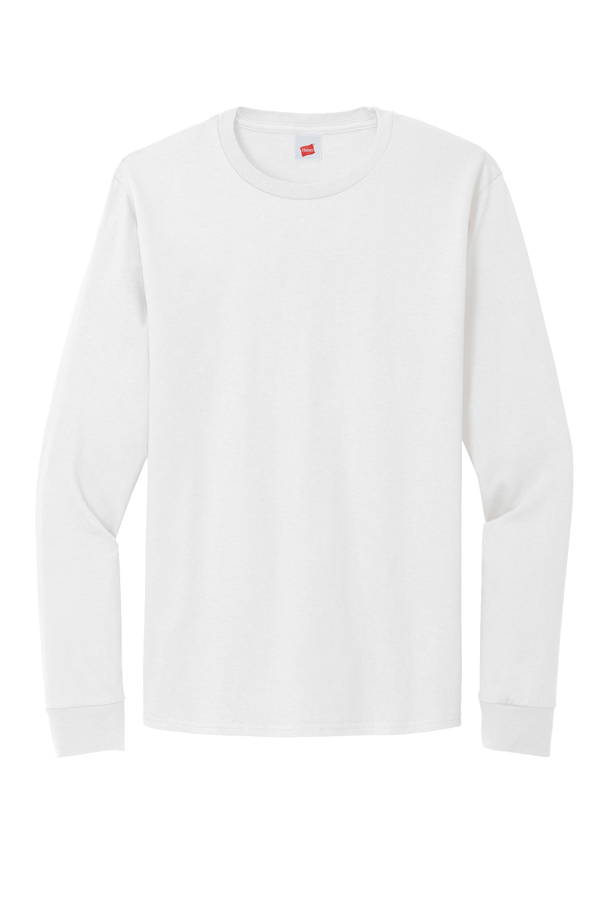 Hanes Essential-T 100% Cotton Long Sleeve T-Shirt | Product | SanMar