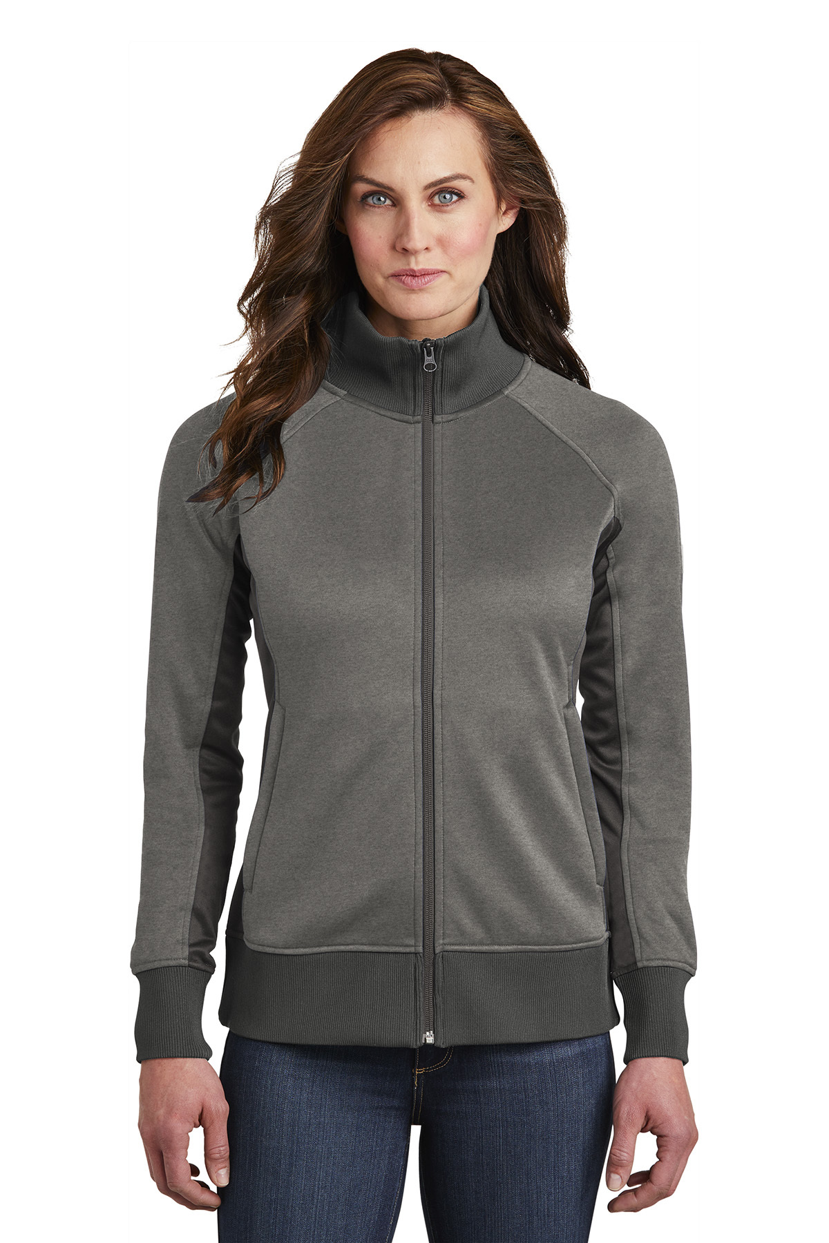 womens grey north face fleece