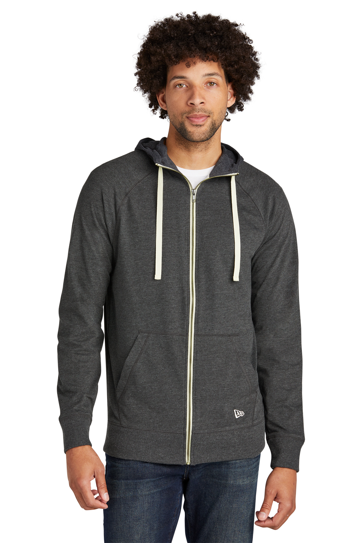 New Era<SUP>®</SUP> Sueded Cotton Blend Full-Zip Hoodie