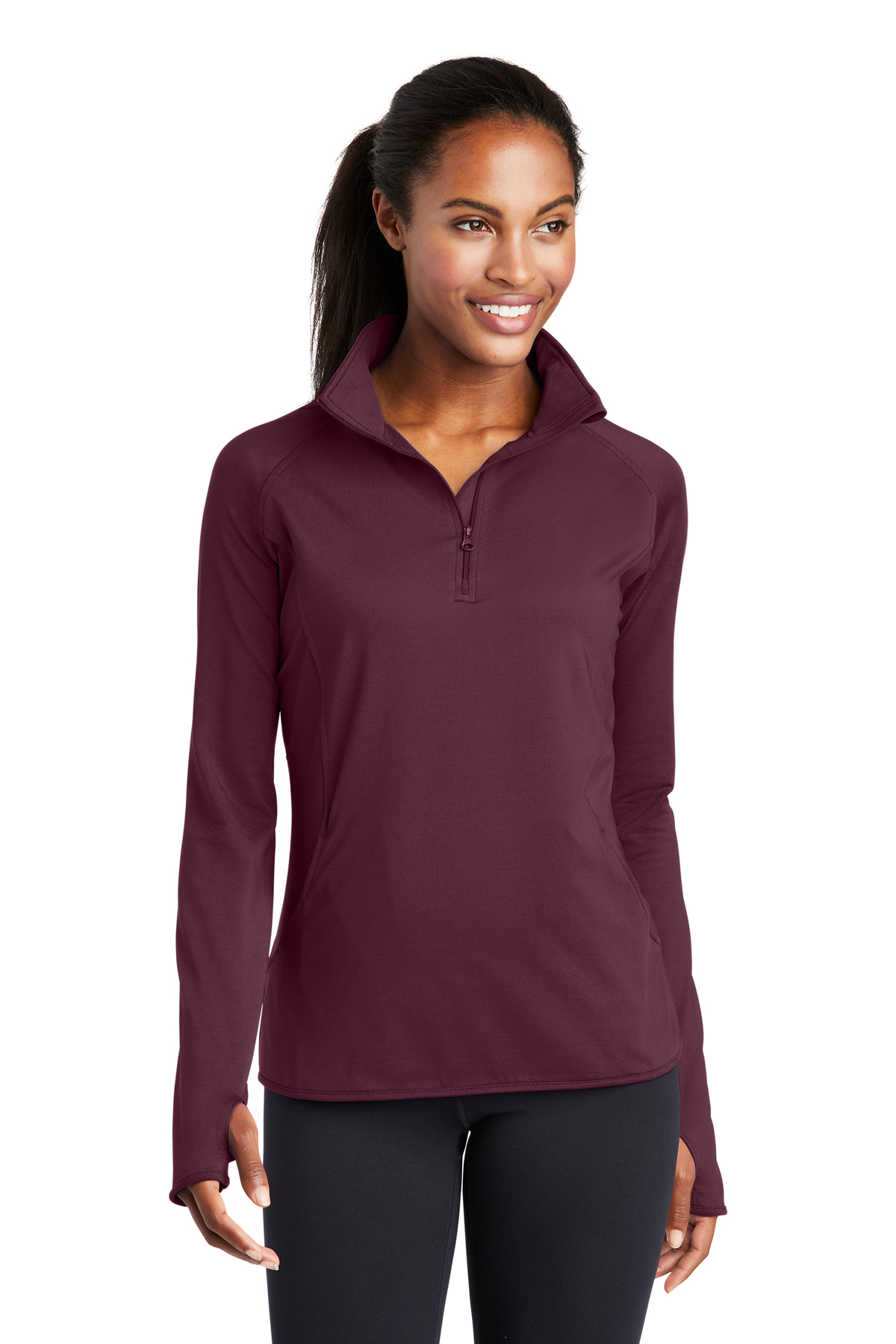 Spyder Sunset Zip T-Neck Top - Women's, Berry, Large, — Womens Clothing  Size: Large, Sleeve Length: Long Sleeve, Age Group: Adults, Apparel Fit:  Athletic, Fitted — 193069662L