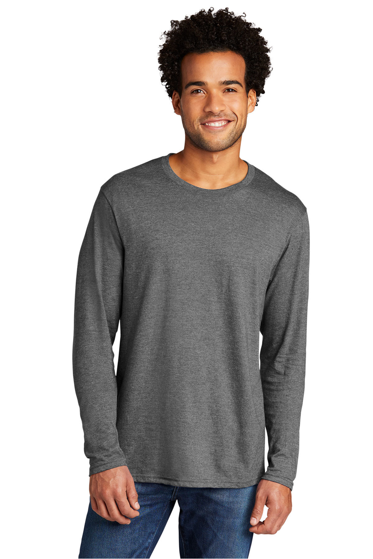 Port & Company Tri-Blend Long Sleeve Tee | Product | SanMar