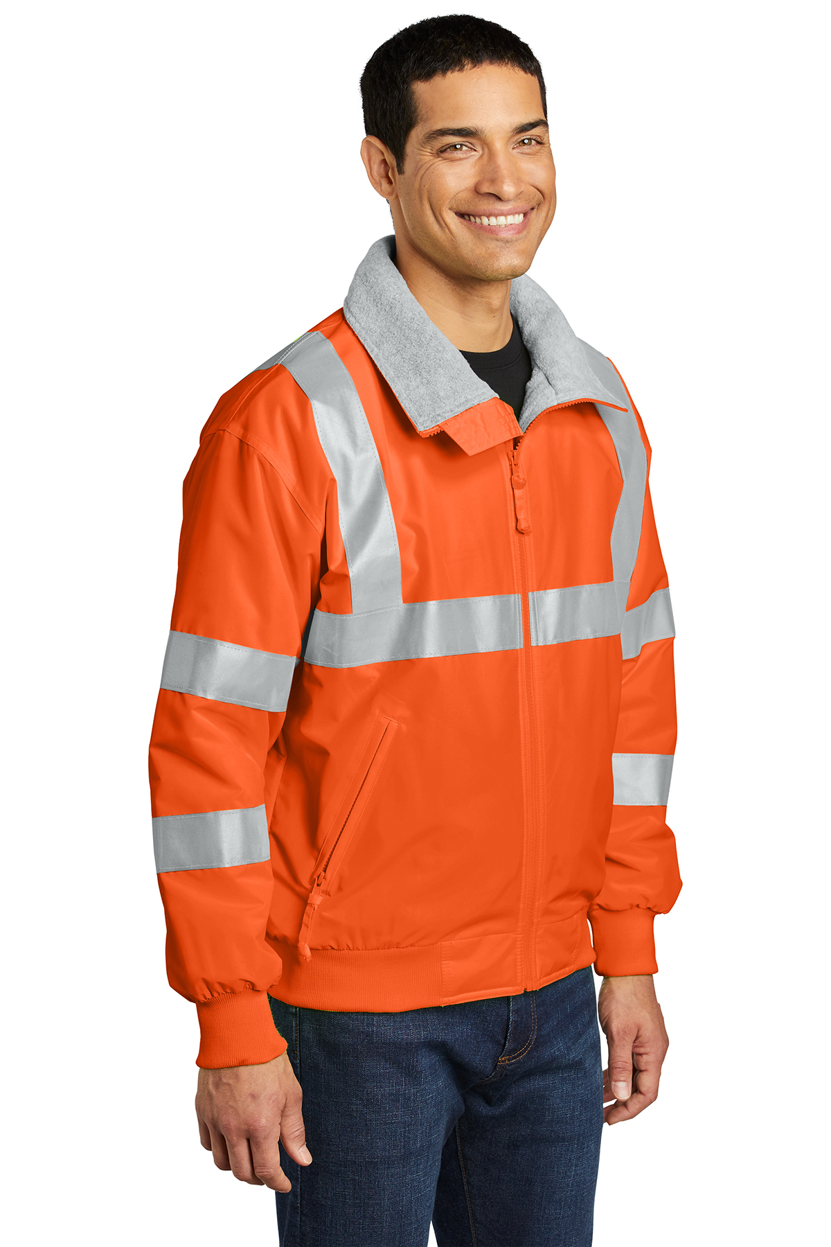 Safety Orange and Reflective XL Port Authority Safety Challenger Jacket with Reflective Taping Safety Orange and Reflective XL Port Authority Safety Challenger Jacket with Reflective Taping