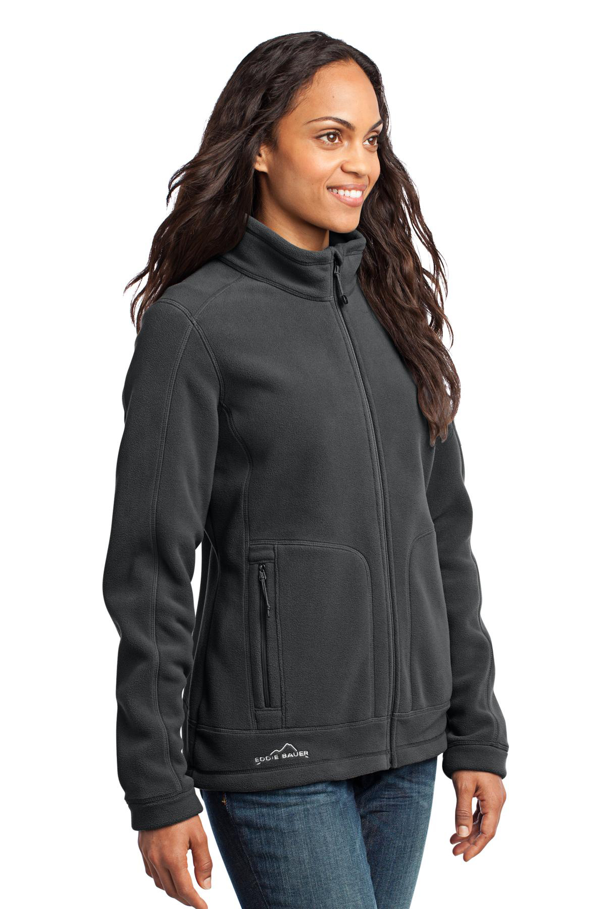 Eddie Bauer - Ladies Wind-Resistant Full-Zip Fleece Jacket | Product ...