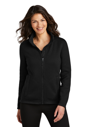 Port Authority Ladies Arc Sweater Fleece Jacket | Product | Port Authority