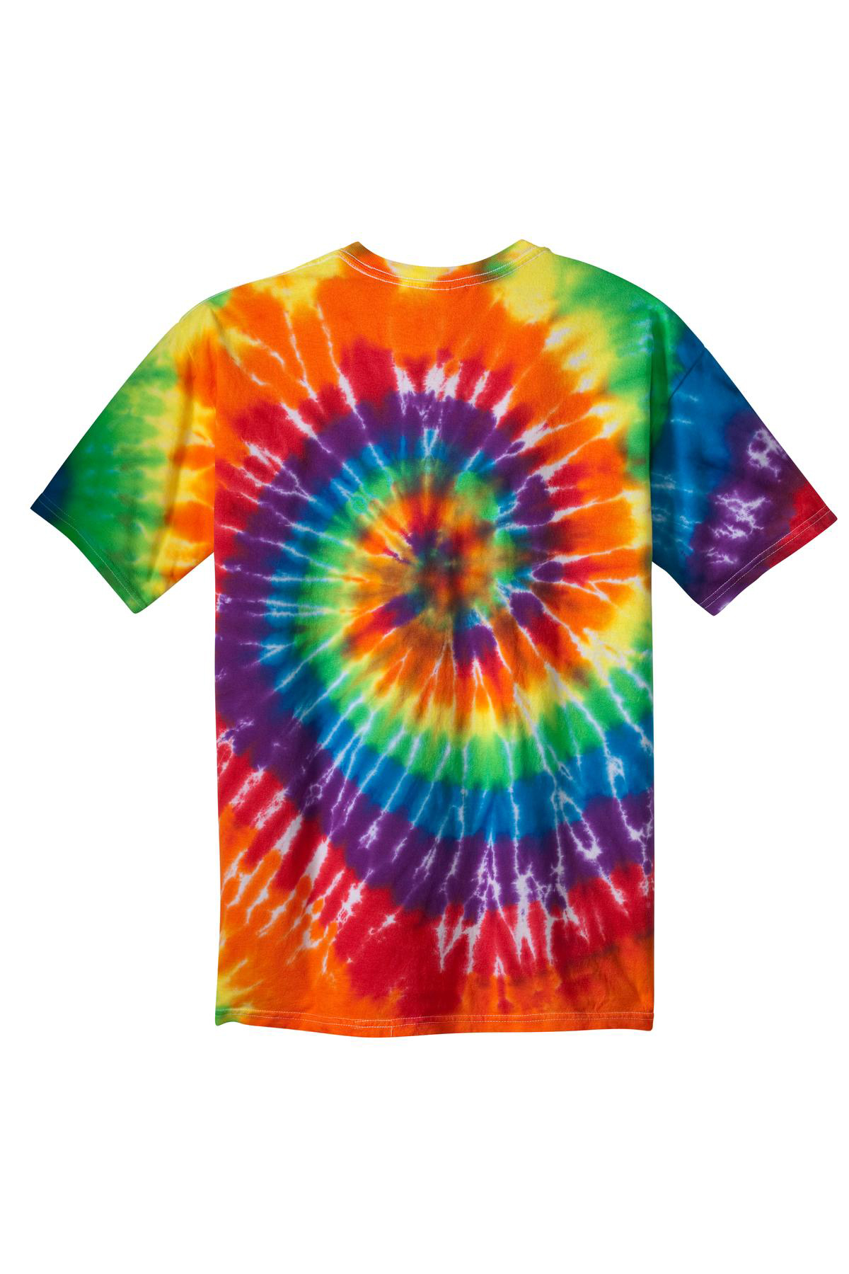 Youth Tie-Dye Trout Head T-Shirt (Color: Tie Dye Blue, Size: Youth Small)