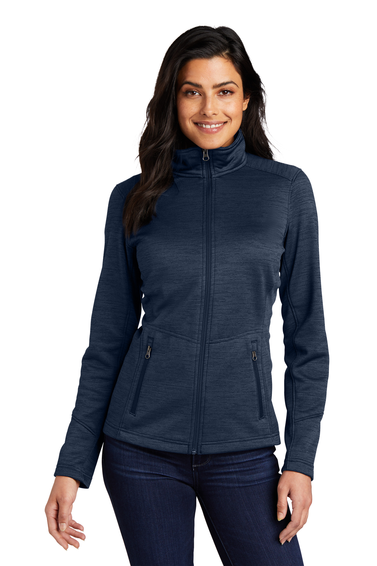Port Authority Ladies Digi Stripe Fleece Jacket | Product | Company Casuals