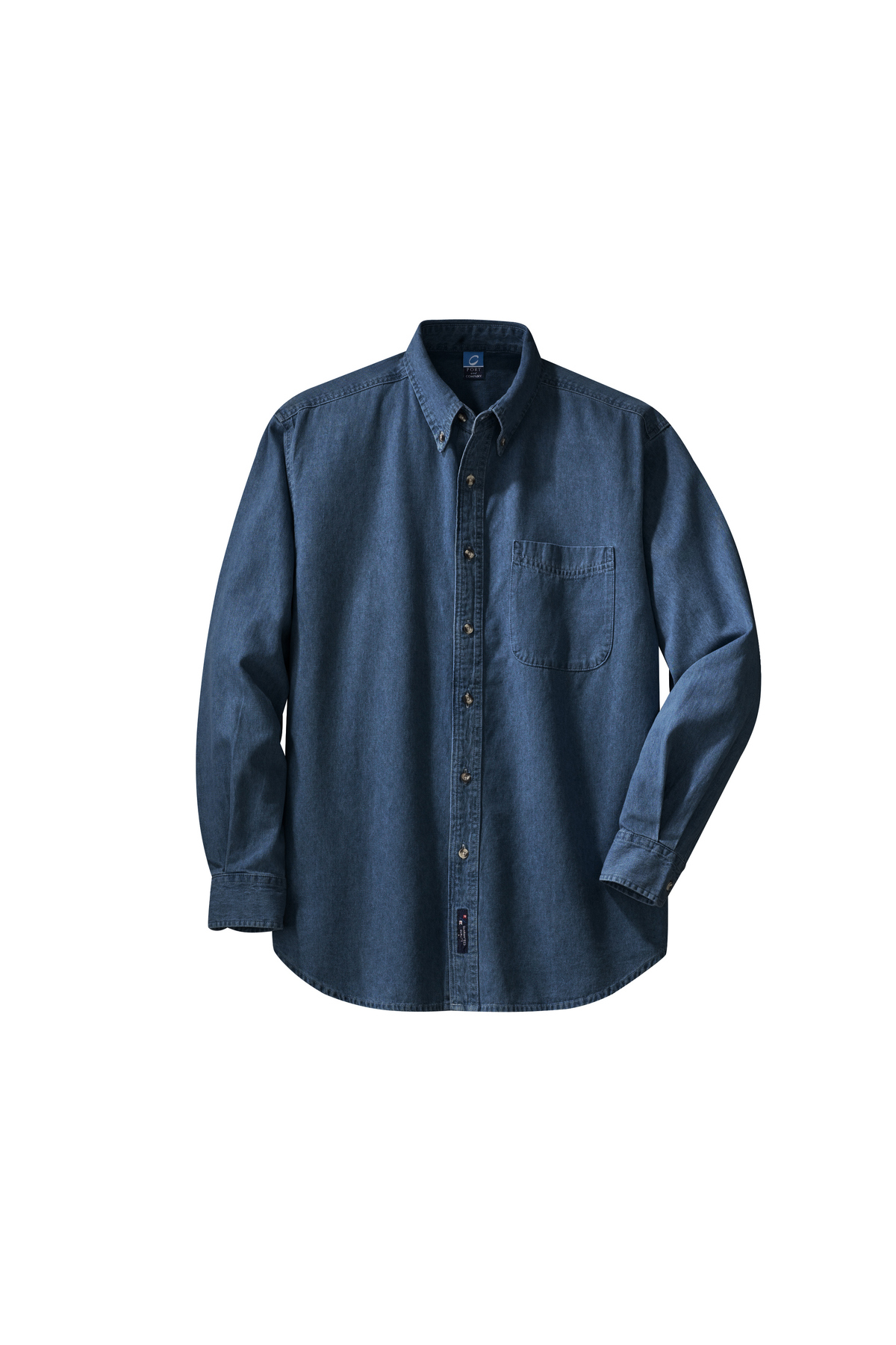 Port & Company - Long Sleeve Value Denim Shirt | Product | SanMar