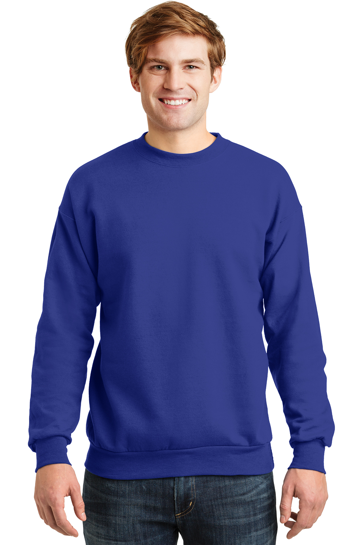 hanes royal blue sweatshirt