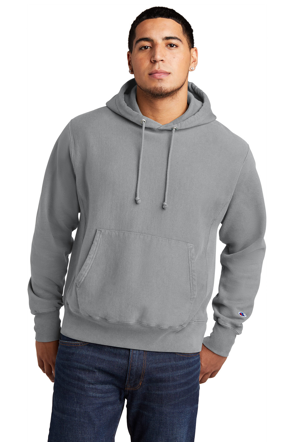 Champion Reverse Weave Garment-Dyed Hooded Sweatshirt | Product ...