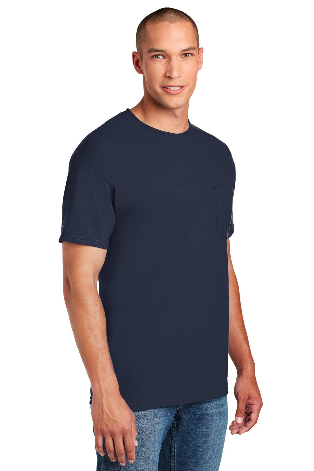 Gildan® - DryBlend® 50 Cotton/50 Poly Pocket T-Shirt | 50/50 Blend | T ...