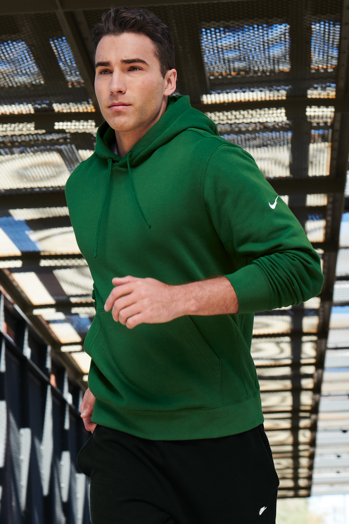 | Sleeve Nike SanMar Fleece Product Swoosh Club | Pullover Hoodie