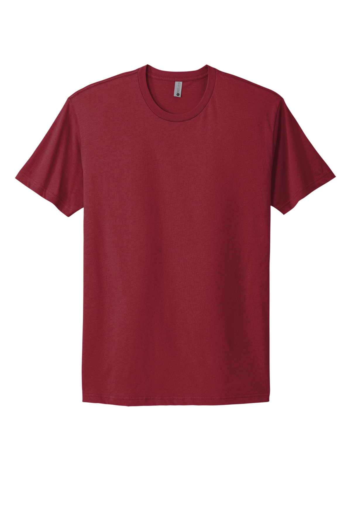 Next Level Unisex Cotton T-Shirt - 4.3 Oz. Combed Ring-Spun Tee (2XL, Cardinal Red)