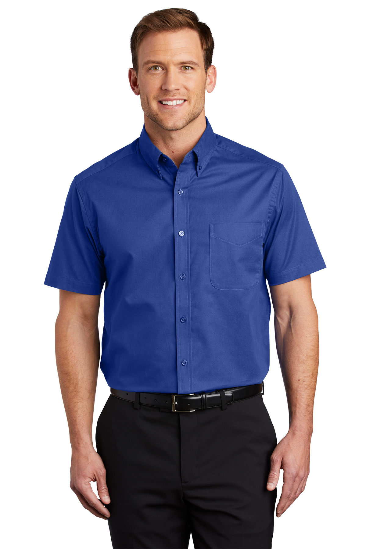 Port Authority Mens Short Sleeve Easy Care Shirt 