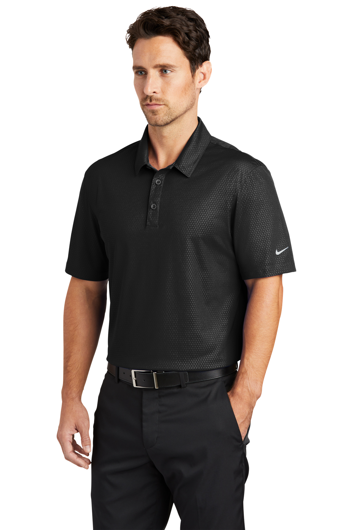 Nike Dri-FIT Embossed Tri-Blade Polo | Product | Company Casuals