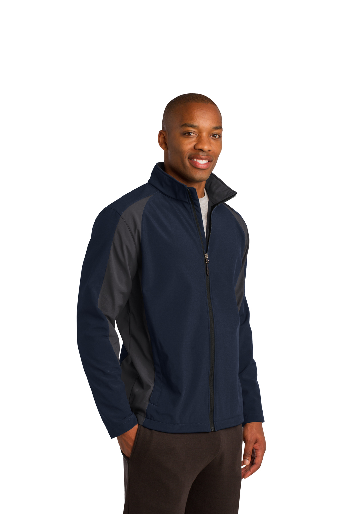 Sport-Tek Colorblock Soft Shell Jacket 