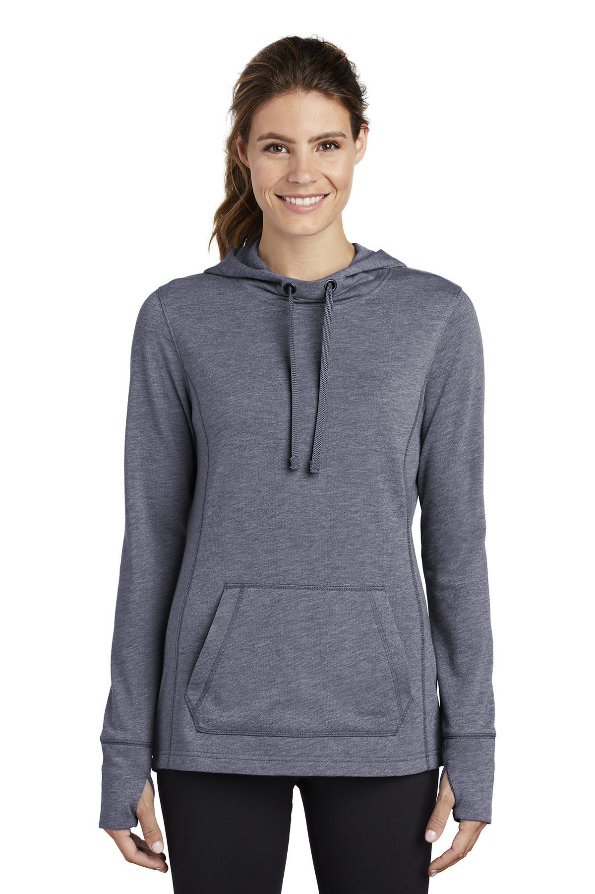 Women's moisture top wicking hoodie