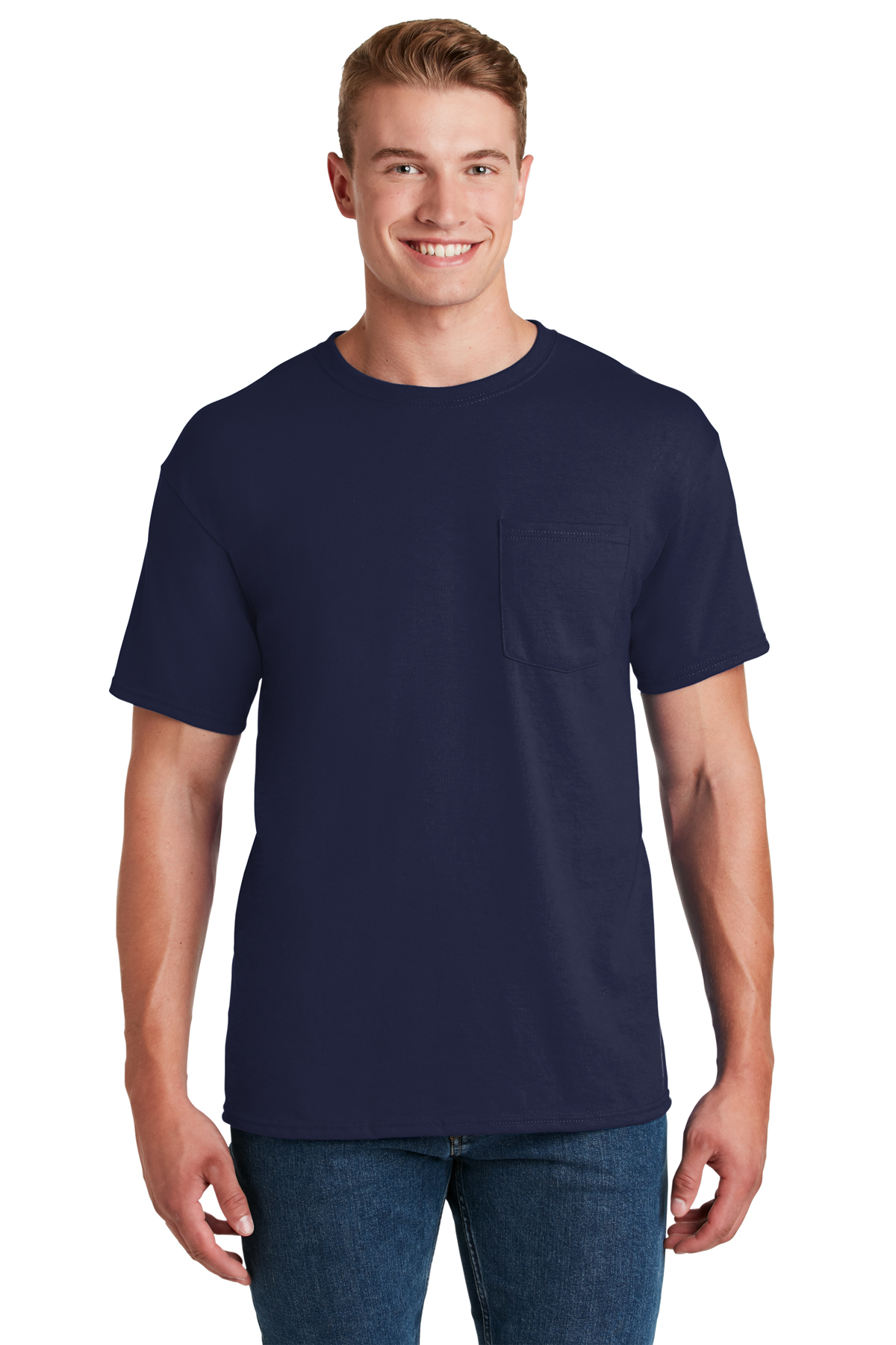 Jerzees - Dri-Power 50/50 Cotton/Poly Pocket T-Shirt | Product | Online ...