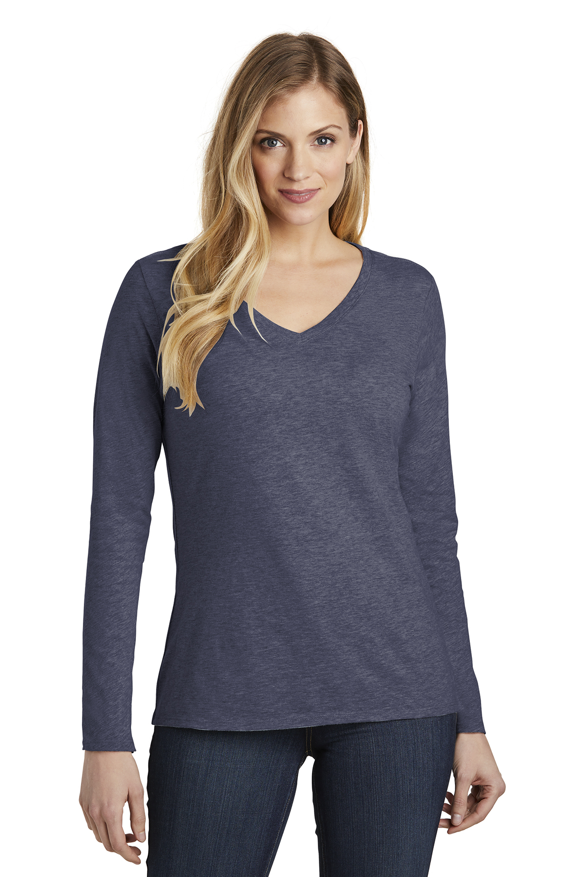 District Women's Very Important Tee Long Sleeve V-Neck, Product
