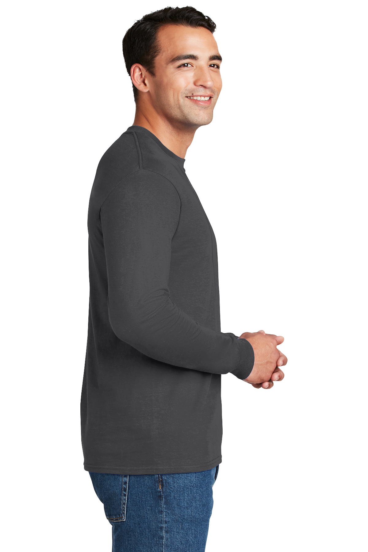 Hanes Beefy-T - 100% Cotton Long Sleeve T-Shirt | Product | Company Casuals