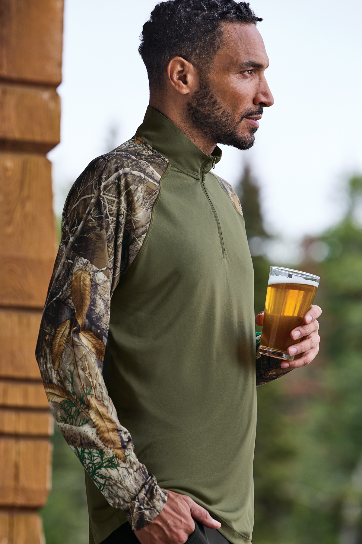 Russell Outdoors Realtree Colorblock Performance 1/4-Zip Russell Outdoors Realtree Colorblock Performance 1/4-Zip