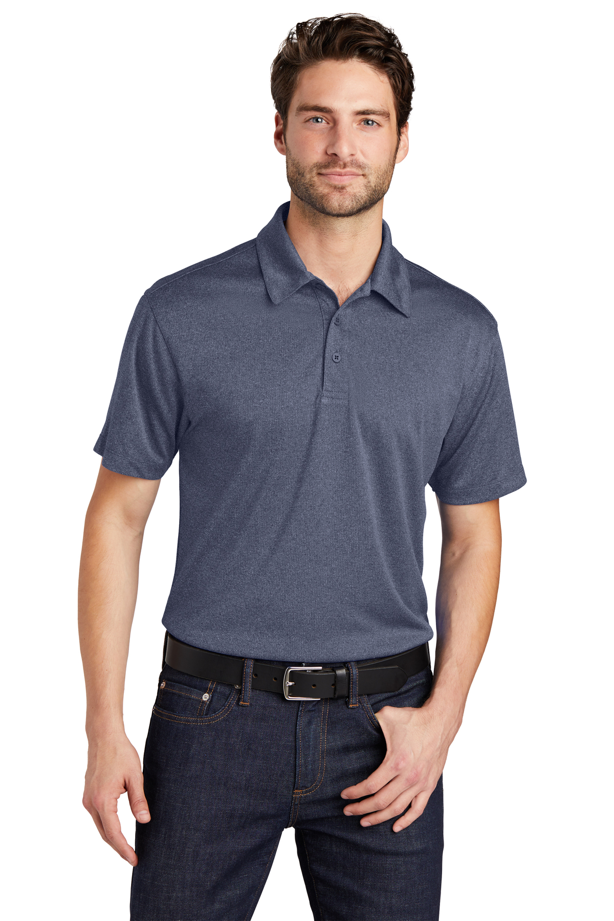 Port Authority Trace Heather Polo | Product | Company Casuals