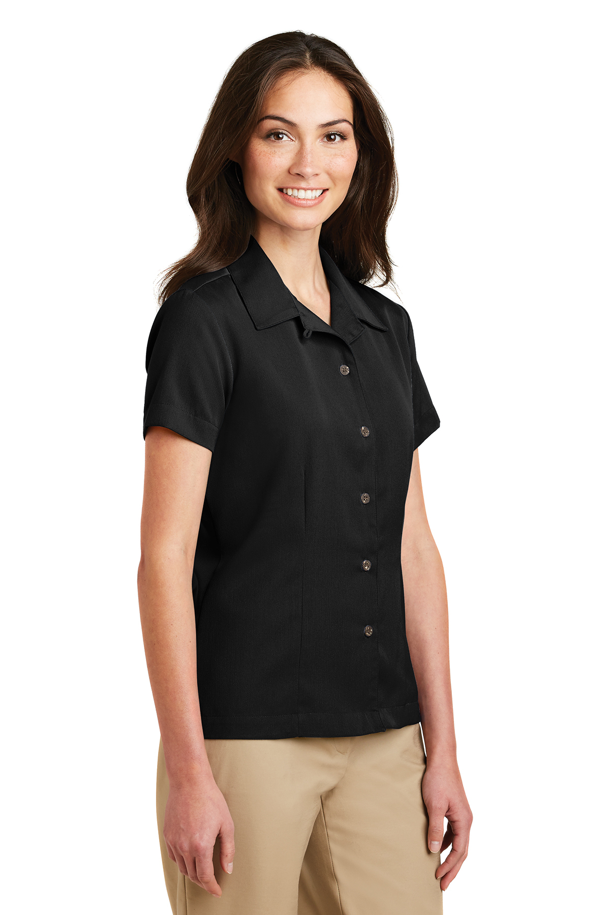 Port Authority Ladies Easy Care Camp Shirt | Product | SanMar