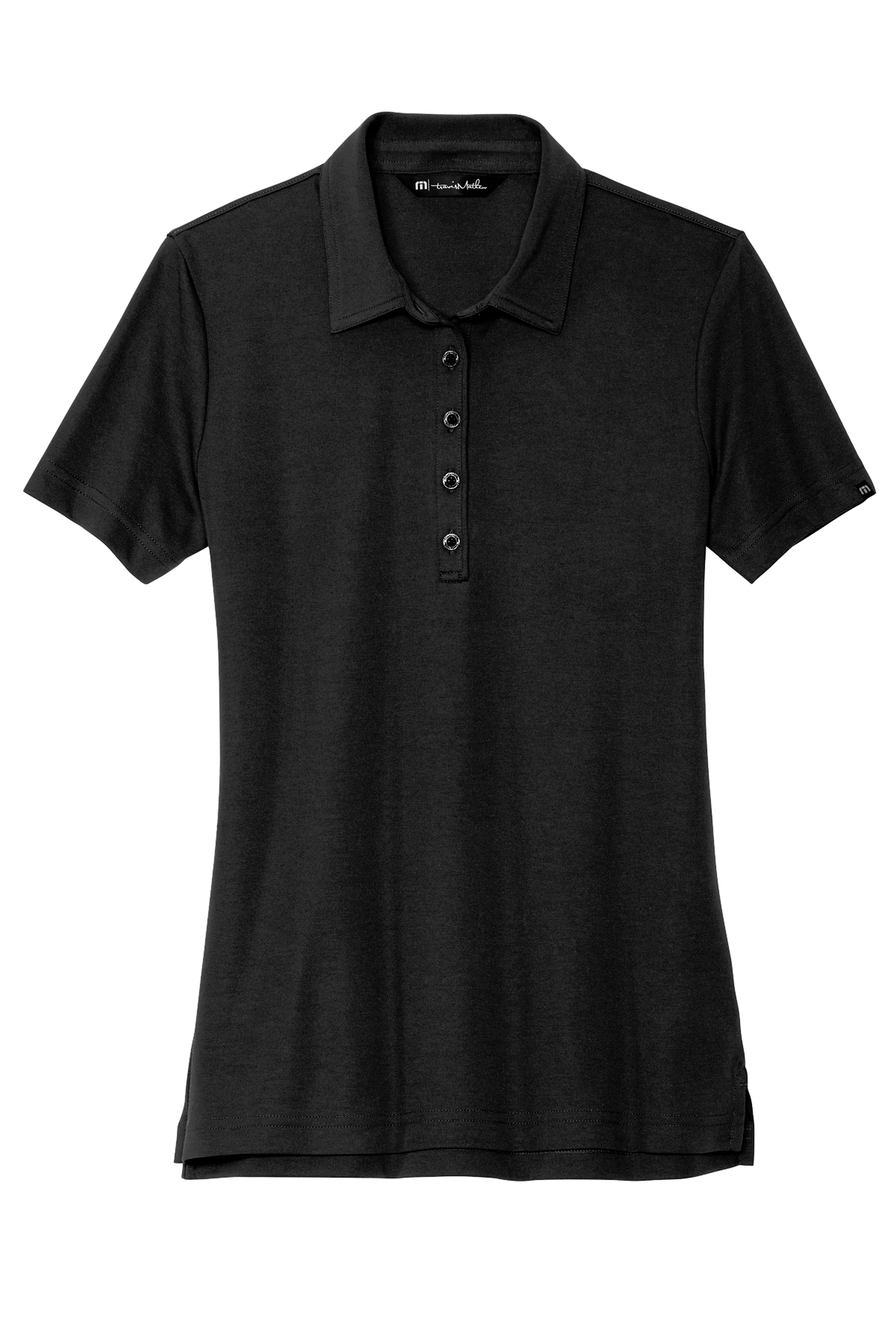 Black polo tee ladies best sale