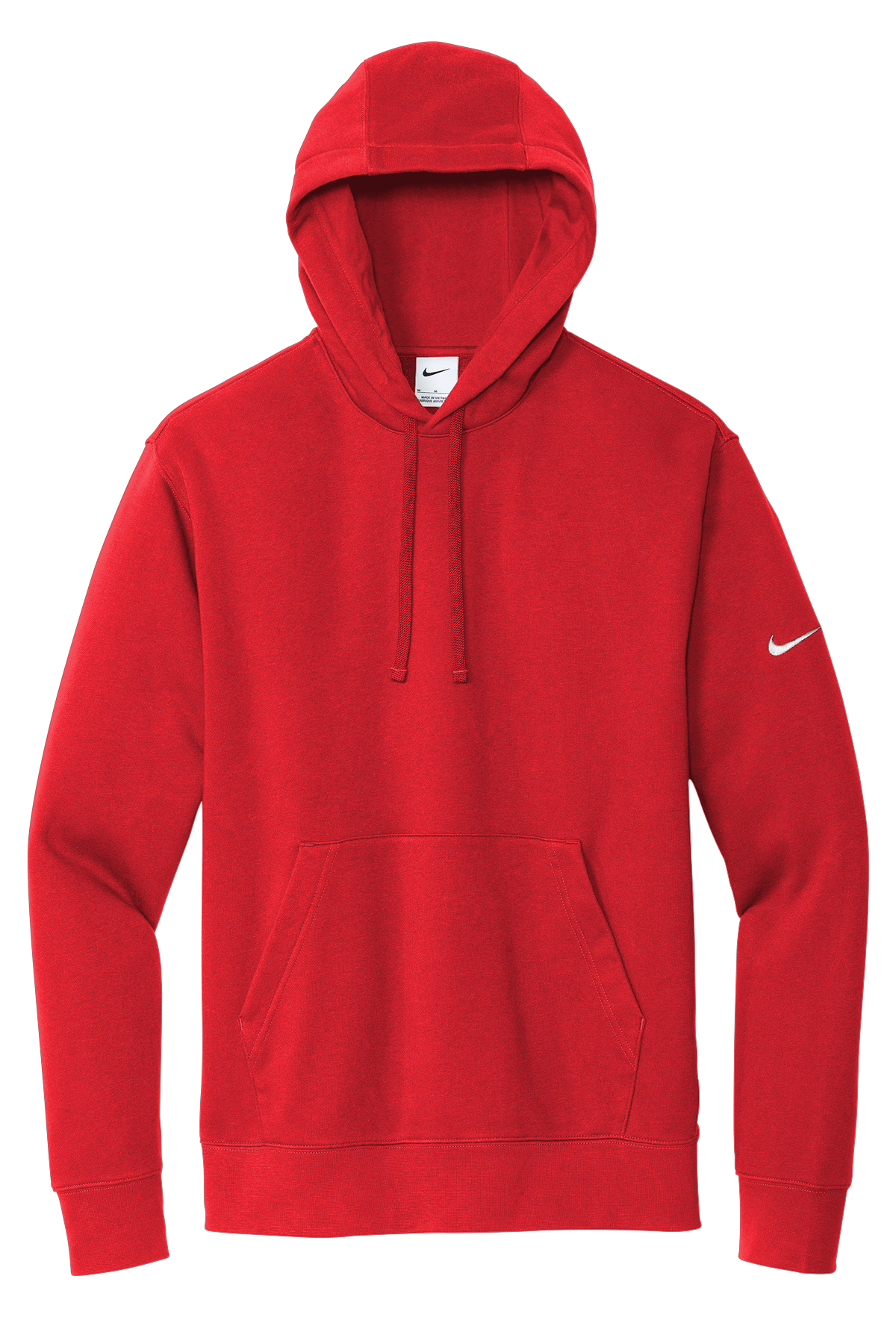 Nike Club Fleece Sleeve Swoosh Pullover Hoodie | Product | SanMar