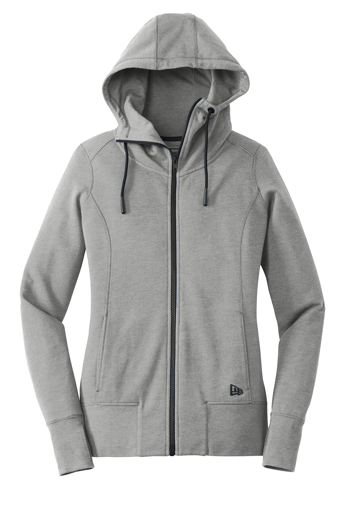 New Era ® Ladies Tri-Blend Fleece Full-Zip Hoodie | Product | SanMar