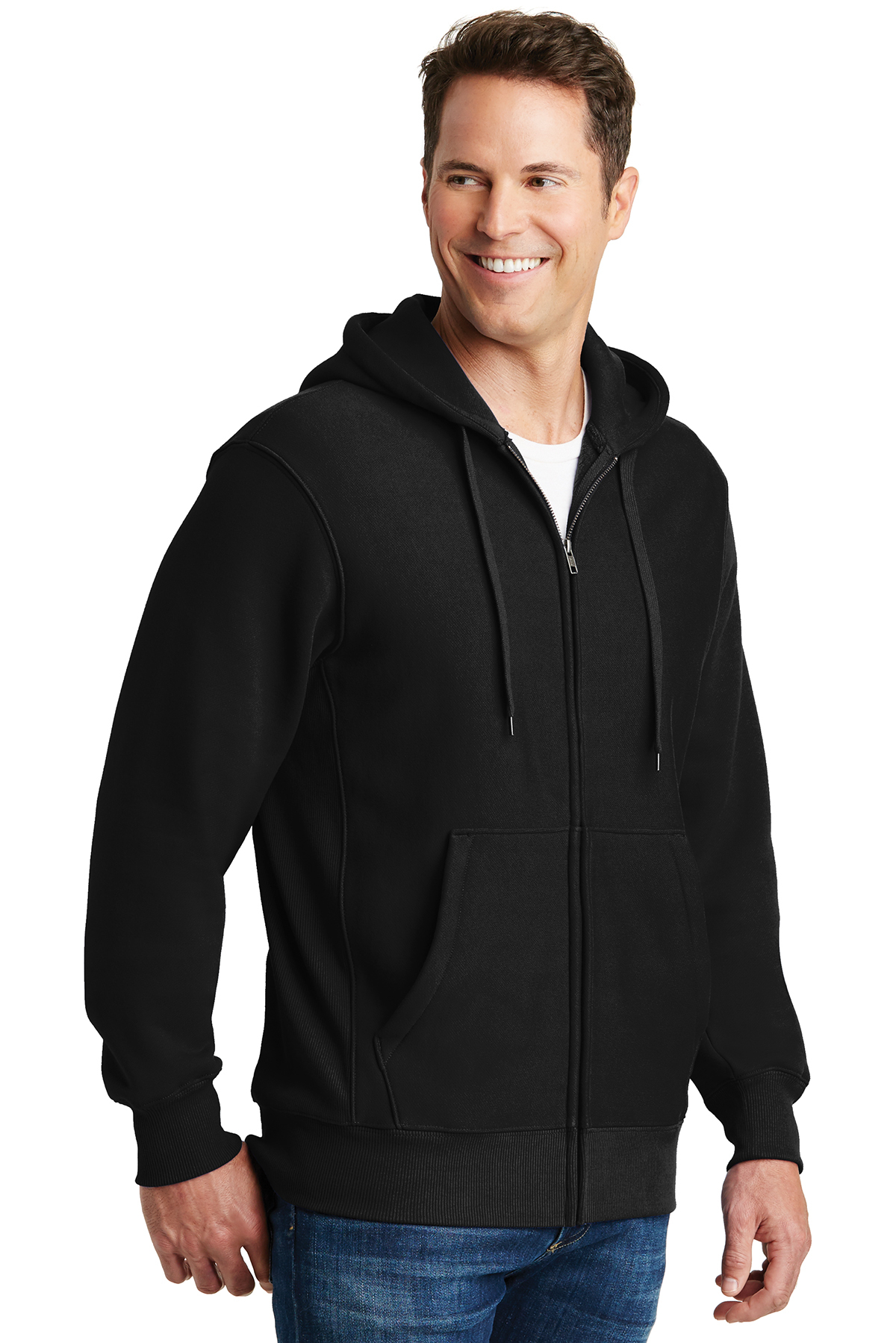 Sport-Tek Super Heavyweight Full-Zip Hooded Sweatshirt | Product | SanMar