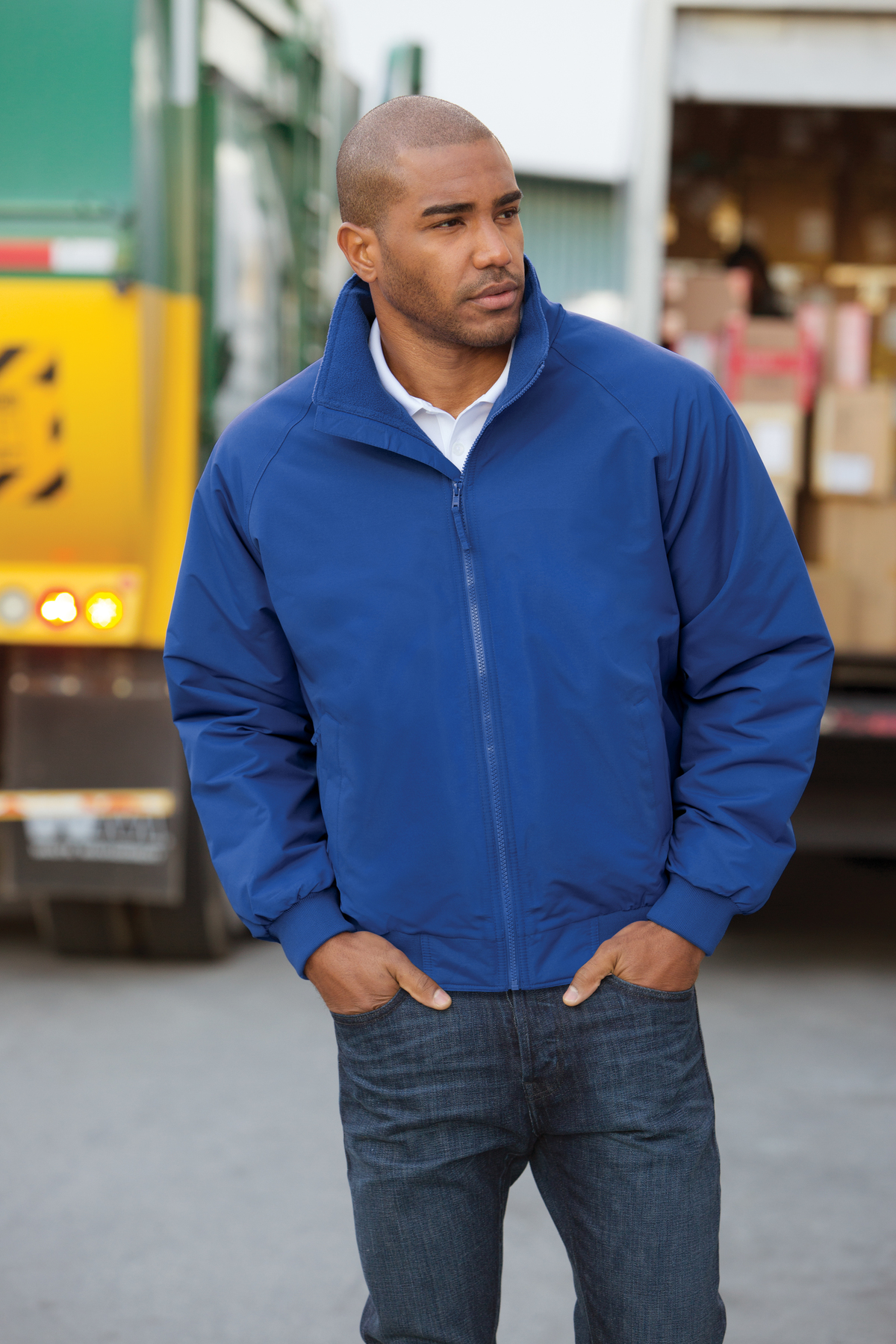 Port authority charger outlet jacket