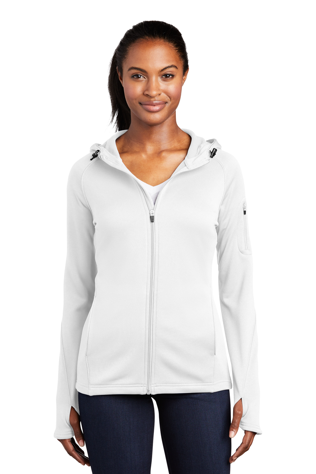 sport tek hooded jacket