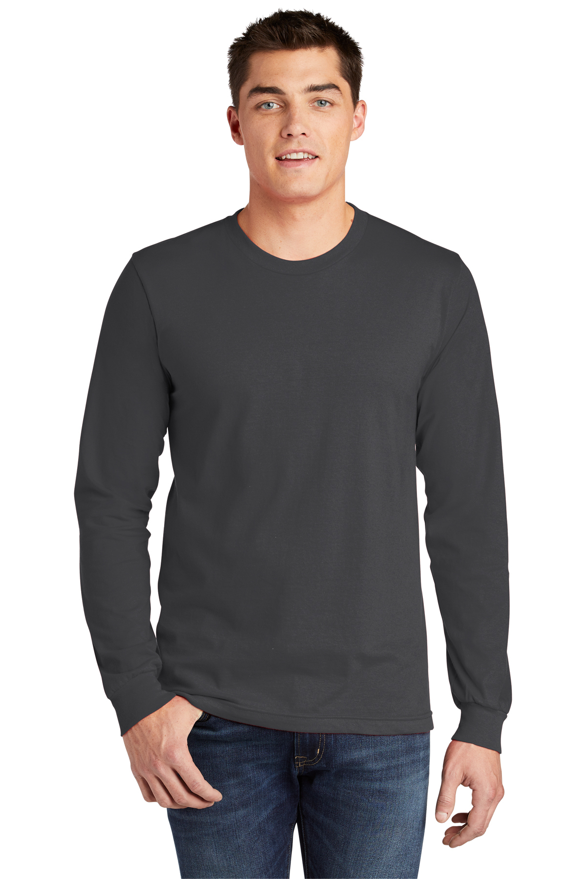 American Apparel Fine Jersey Unisex Long Sleeve T-Shirt | Product | SanMar