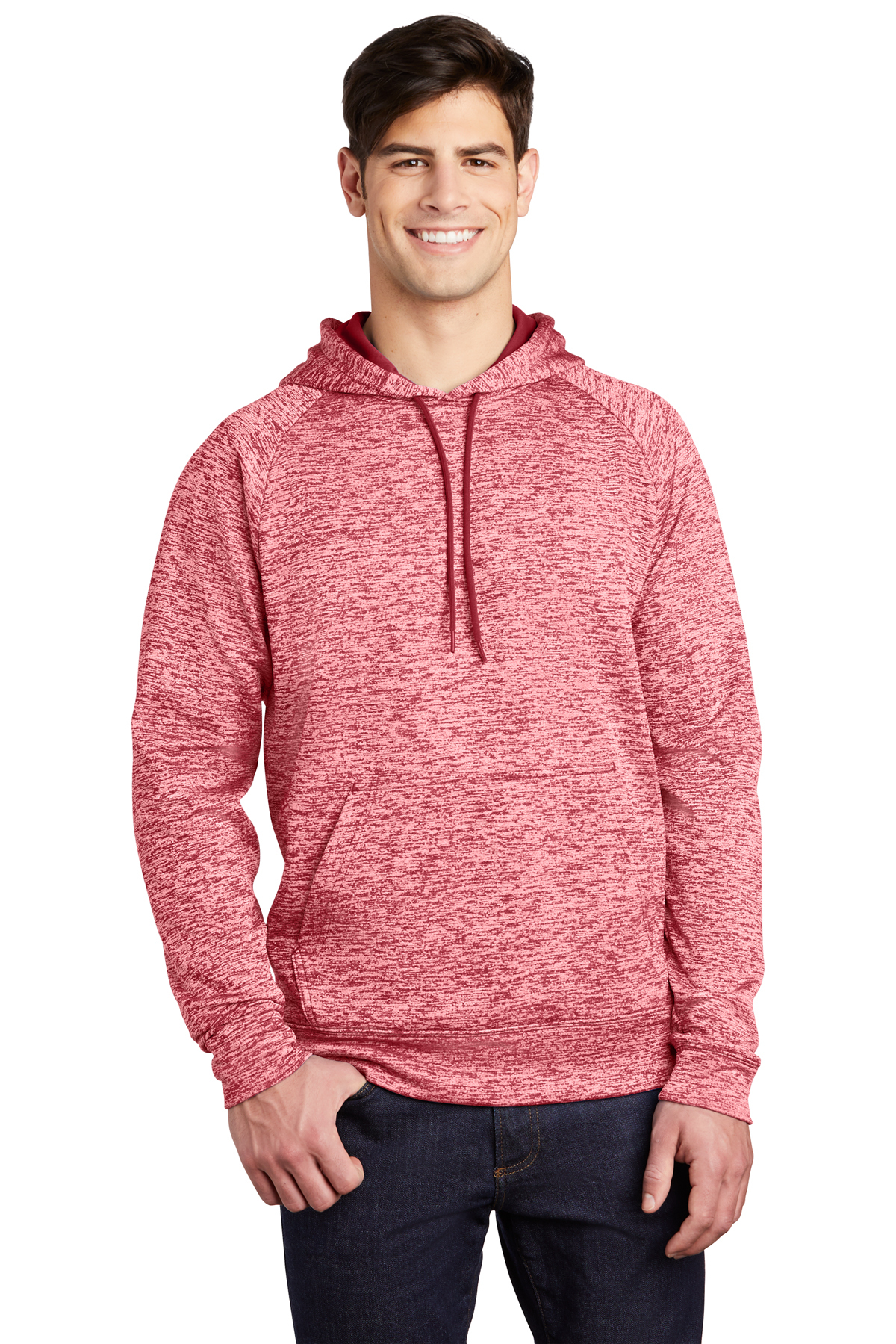 Heather on sale red hoodie