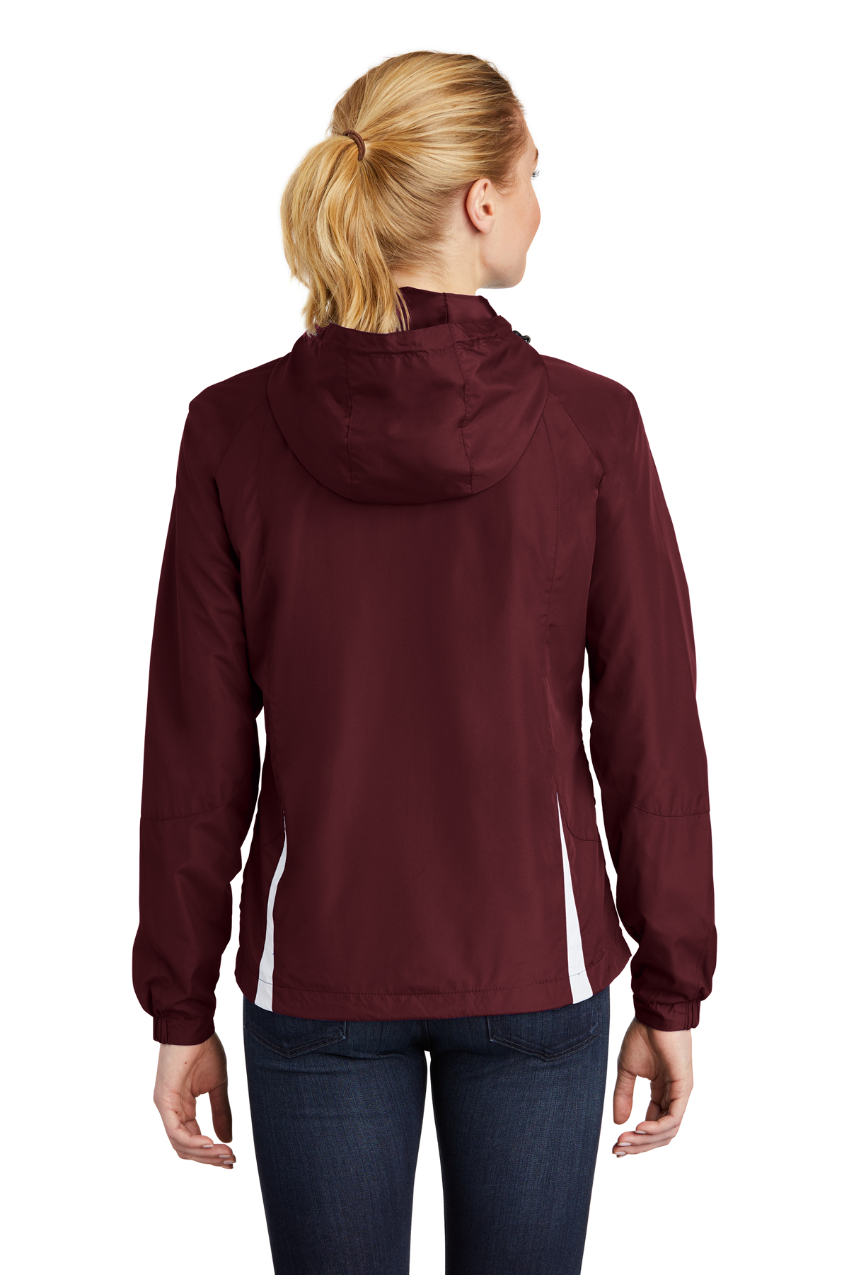 Sport-Tek Ladies Colorblock Hooded Raglan Jacket | Product | SanMar