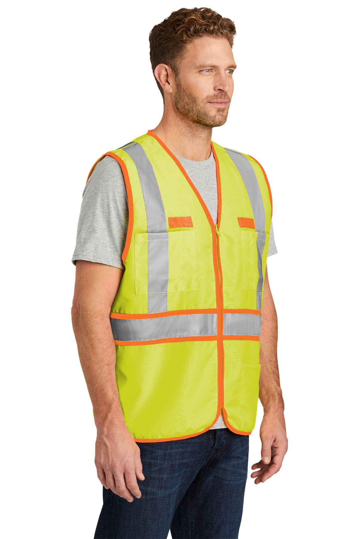 CornerStone - ANSI 107 Class 2 Dual-Color Safety Vest | Product | SanMar