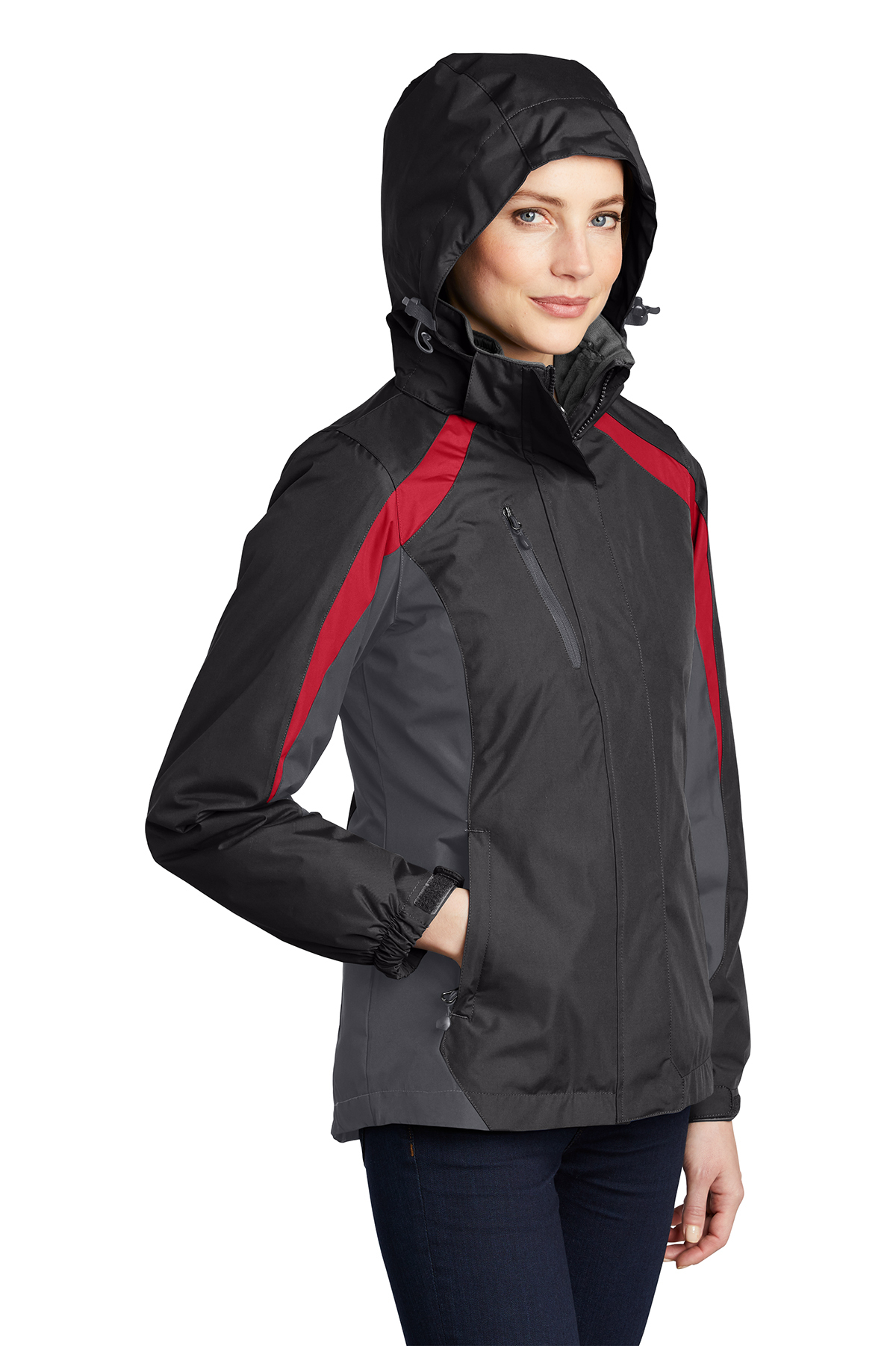 Port Authority Ladies Colorblock 3 in 1 Jacket Product Port