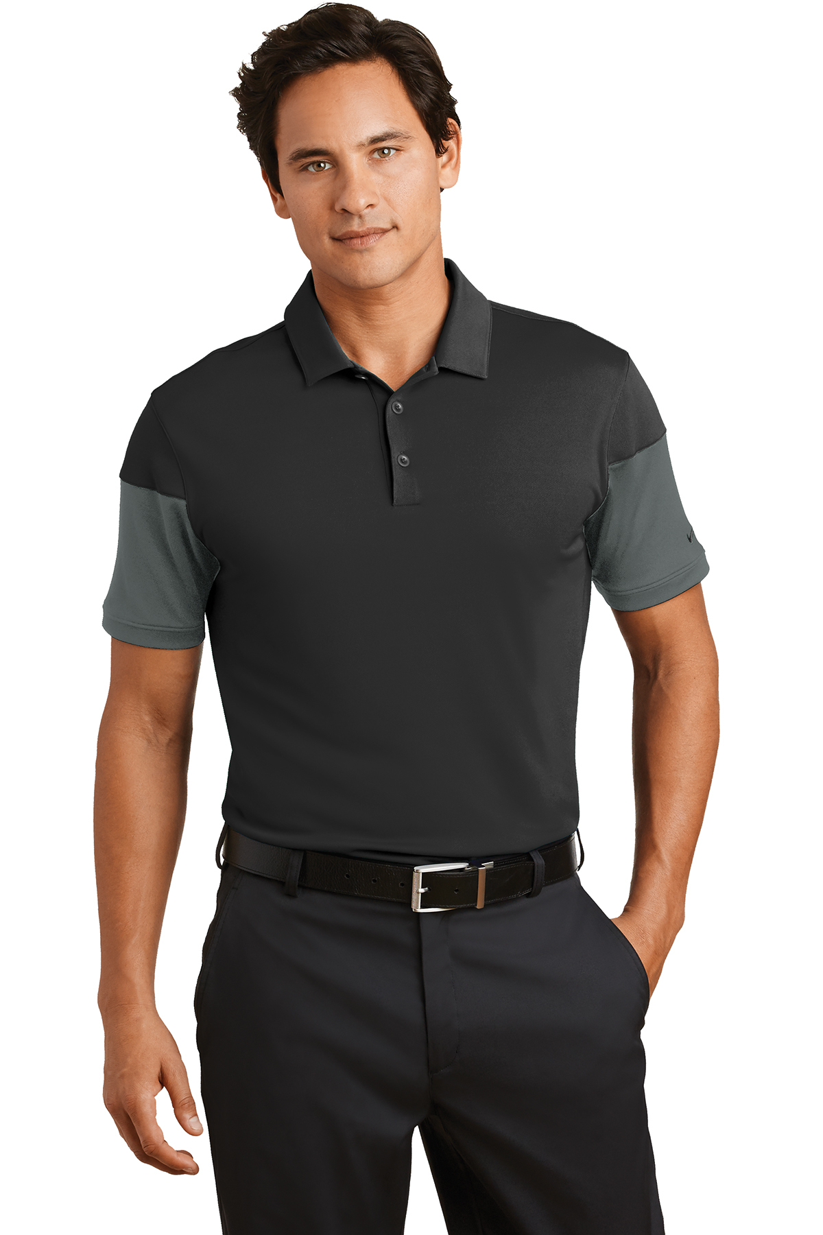 Nike Dri-FIT Sleeve Colorblock Modern Fit Polo | Product | SanMar