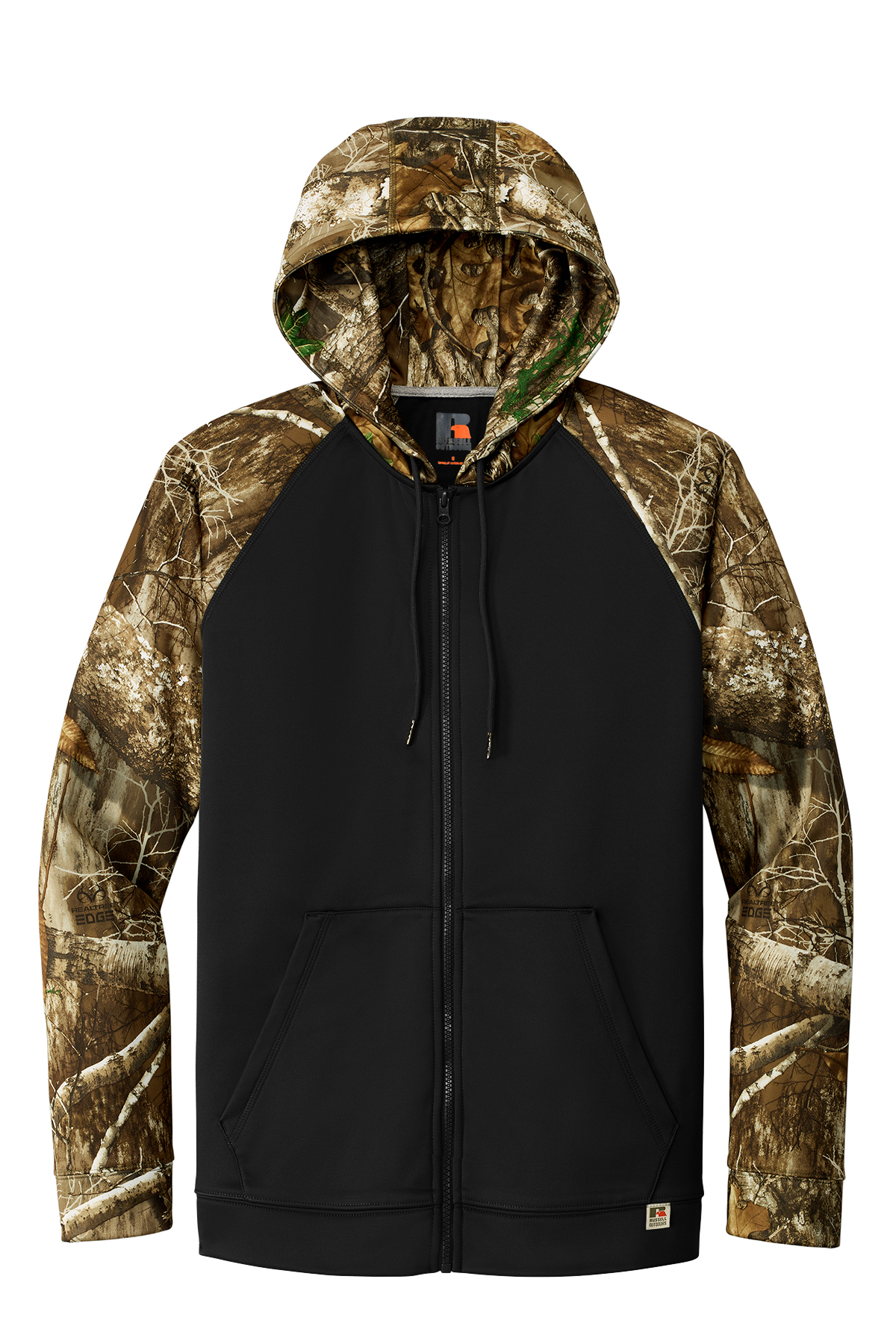 Russell Outdoors Realtree Performance Colorblock Full Zip Hoodie Product Company Casuals